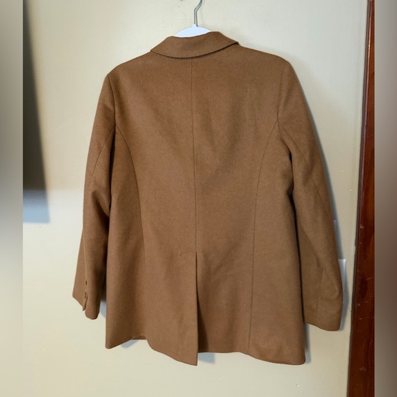 Talbots Brushed Italian Wool Camel Blazer - Picture 4 of 9